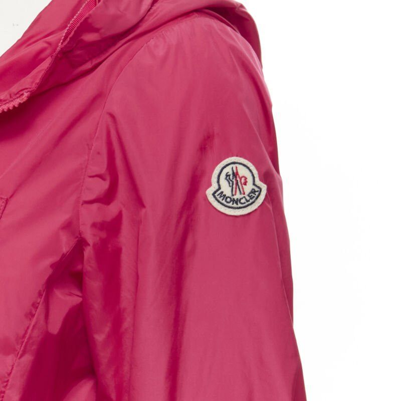 Moncler MONCLER Gazon Giubbotto pink back ruffles belted waist windbreaker jacket Sz 2 M Size M / US 6-8 / IT 42-44 - 8 Thumbnail