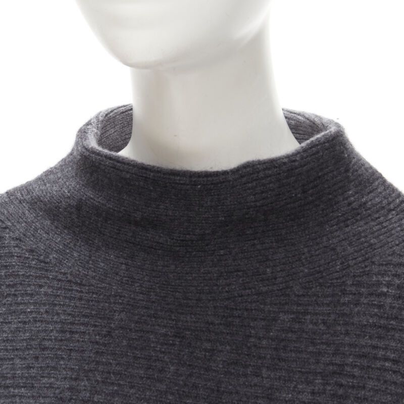 Vince VINCE merino wool cashmere blend ribbed knit mock neck oversized sweater XS Size XS / US 0-2 / IT 36-38 - 2 Thumbnail