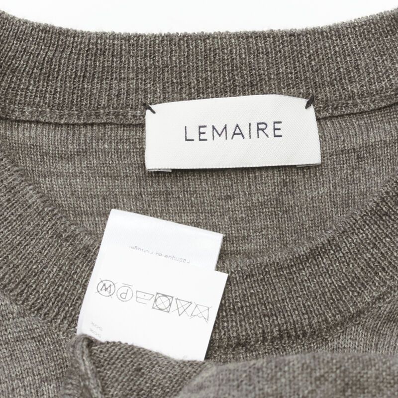 Lemaire LEMAIRE brown merino wool blend tie front cardigan sweater dress XS Size XS / US 0-2 / IT 36-38 - 9 Thumbnail