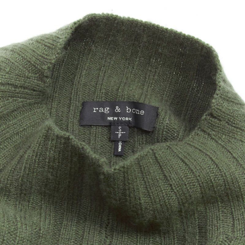 Rag & Bone RAG & BONE 100% merino wool braid detail ribbed button side sweater dress S Size S / US 4 / IT 40 - 9 Thumbnail