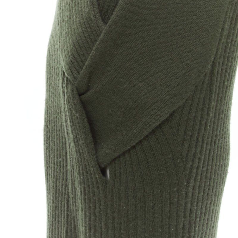 Rag & Bone RAG & BONE 100% merino wool braid detail ribbed button side sweater dress S Size S / US 4 / IT 40 - 7 Thumbnail