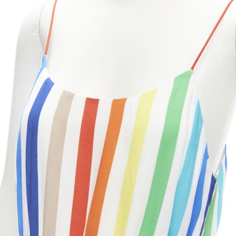 Alice + Olivia ALICE OLIVIA rainbow striped belted midi dress US4 Size S / US 4 / IT 40 - 7 Thumbnail