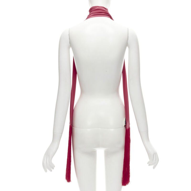 Fendi FENDI 100% silk FF monogram jacquard fringe extra long scarf Size ONE SIZE - 5 Thumbnail