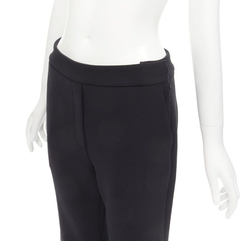 ELLERY ELLERY Expressionism black polyester extra wide flared trousers pants US4 S Size 27" / US 4 / IT 40 - 7 Thumbnail