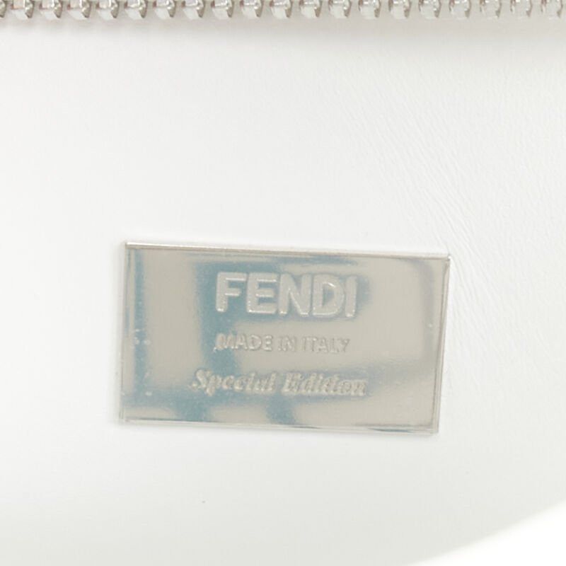 Fendi rare FENDI 2019 Limited Peekaboo FF Zucca clear PVC monogram perspex handle bag Size ONE SIZE - 10 Thumbnail