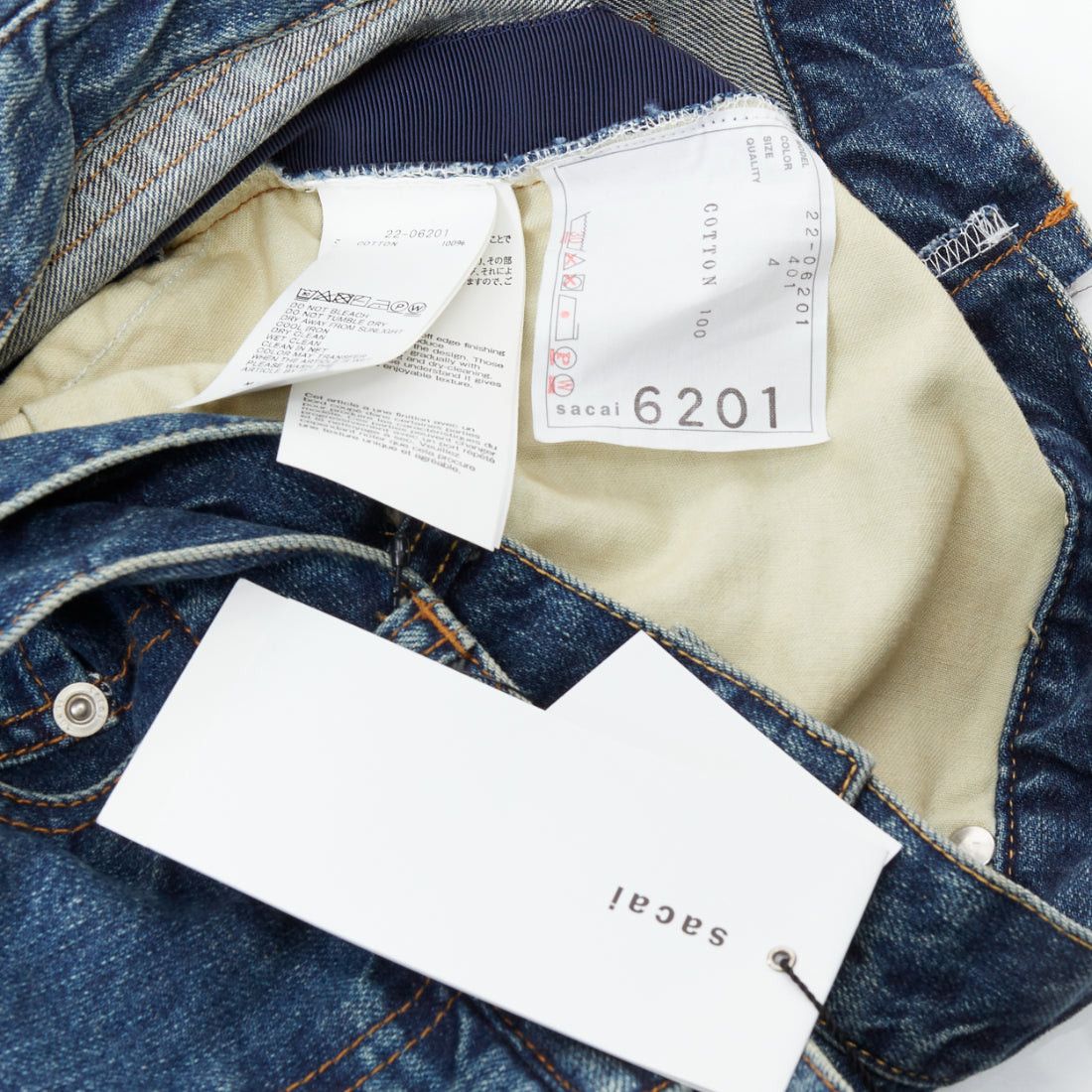 Sacai SACAI 2022 blue denim deconstructed overlapping layered skirt JP4 XL Size 32" / US 10 / IT 46 - 8 Thumbnail
