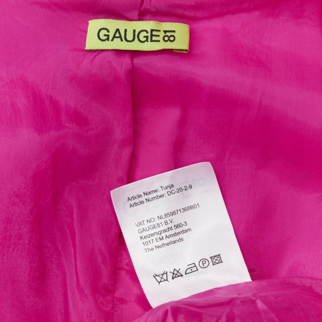 GAUGE81 GAUGE81 Tunja fuschia pink viscose blend double breasted long blazer M Size M / US 6-8 / IT 42-44 - 9 Thumbnail
