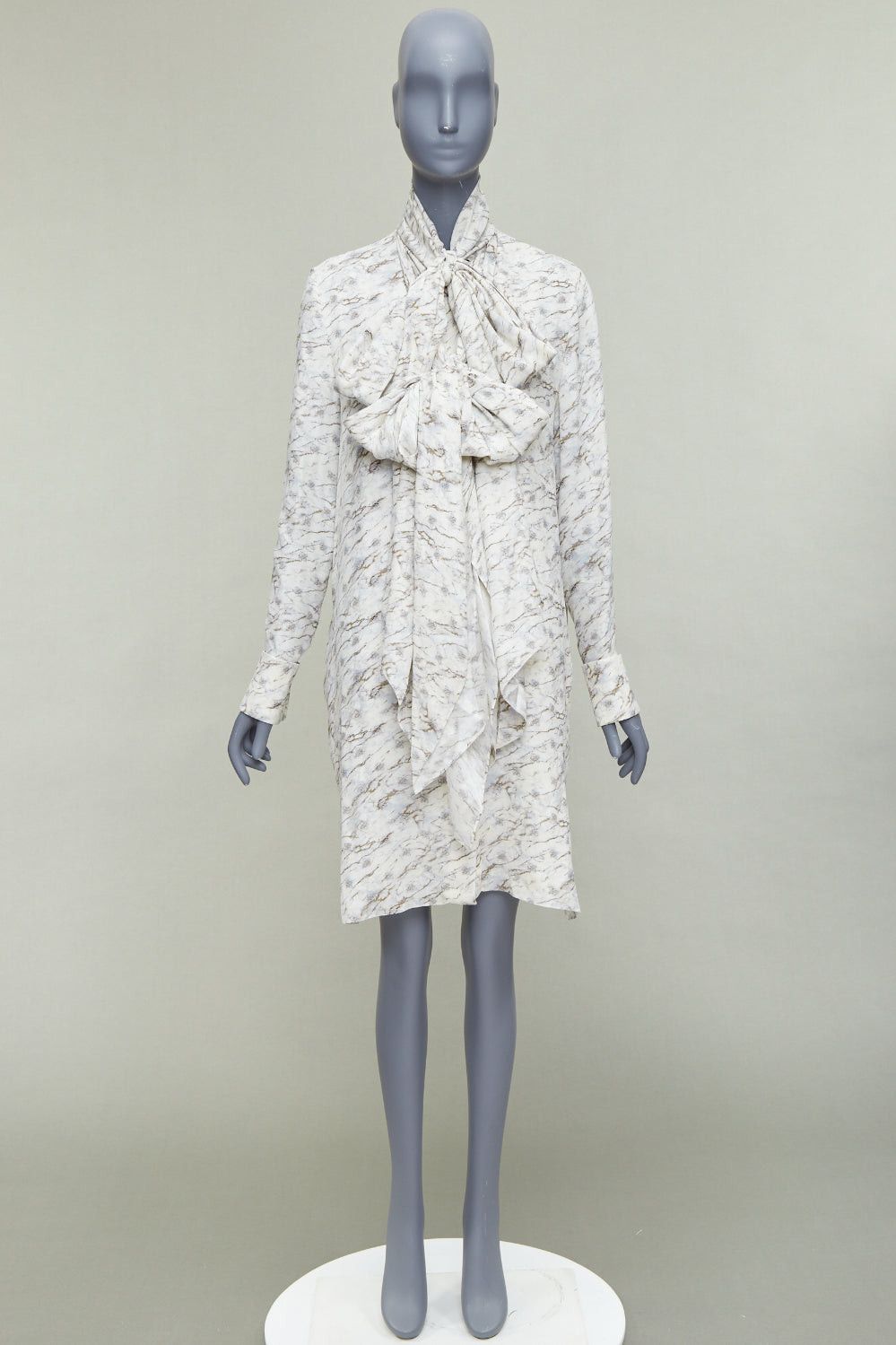 Fendi FENDI FF Karligraphy off white monogram marble print midi dress IT42 M Size M / US 6-8 / IT 42-44 - 9 Thumbnail