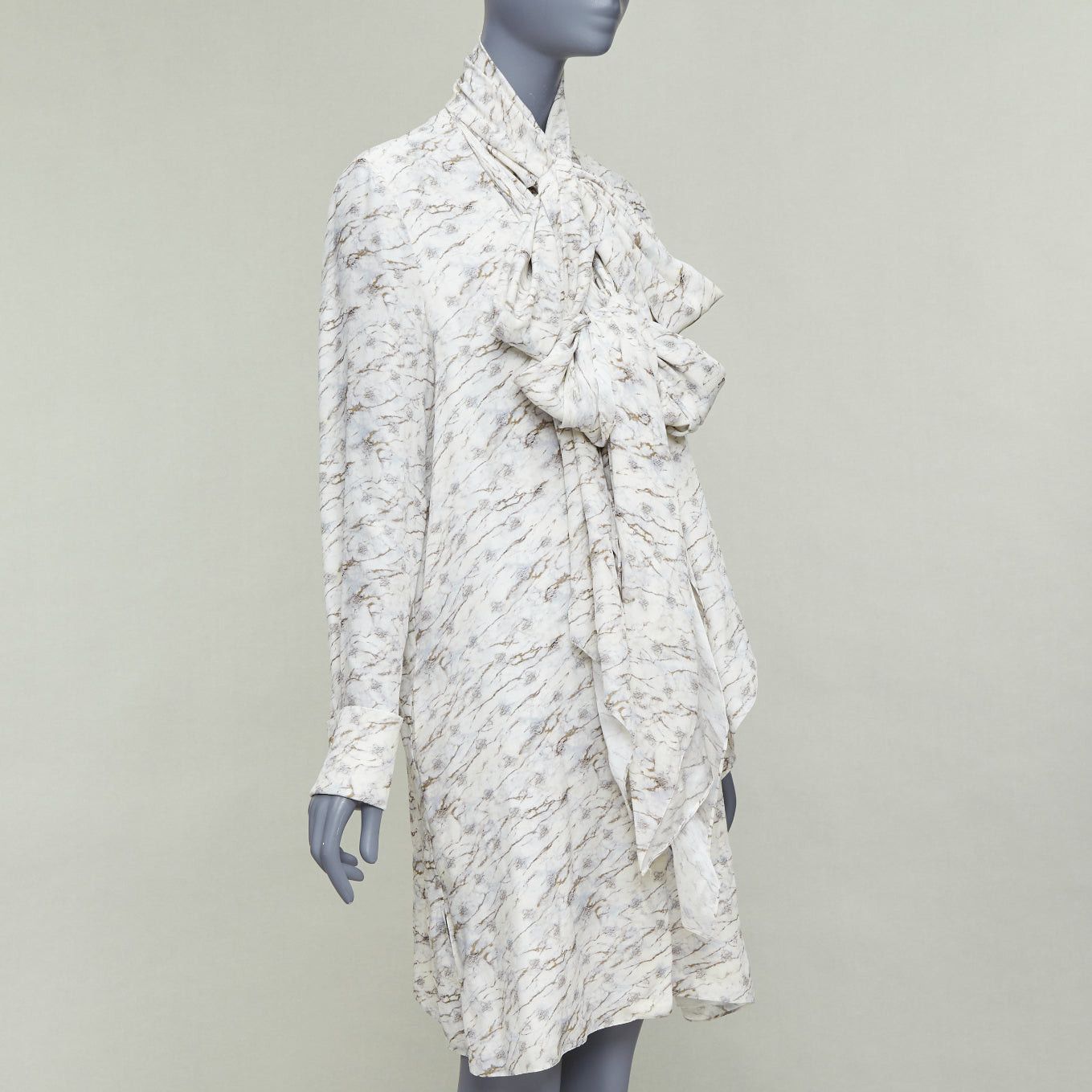 Fendi FENDI FF Karligraphy off white monogram marble print midi dress IT42 M Size M / US 6-8 / IT 42-44 - 3 Thumbnail