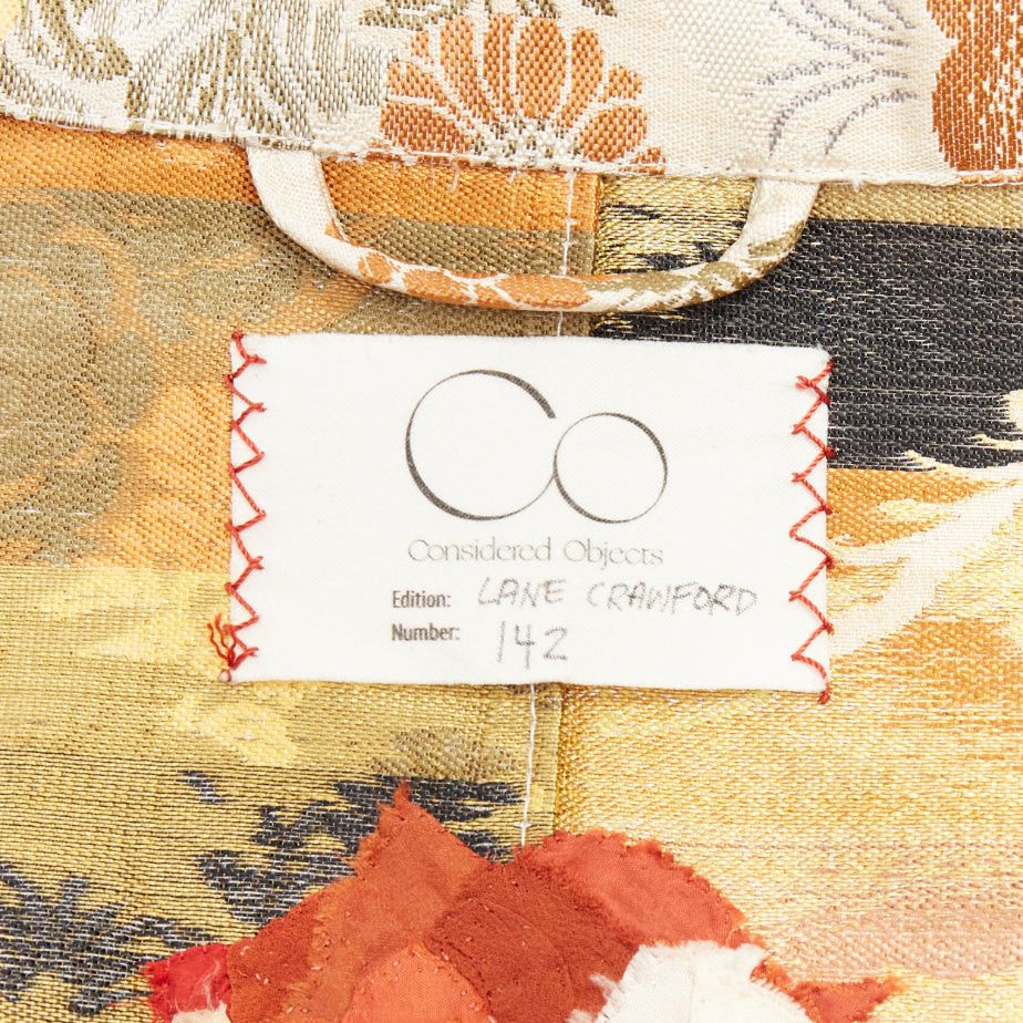 Other CONSIDERED OBJECTS 142 Lane Crawford orange crane oriental jacquard coat Size M / US 6-8 / IT 42-44 - 9 Thumbnail