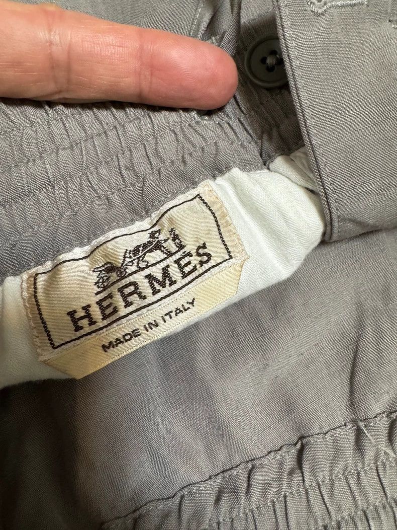 Hermes Hermes Linen Wool Casual Pants - dmc Size US 31 - 6 Thumbnail