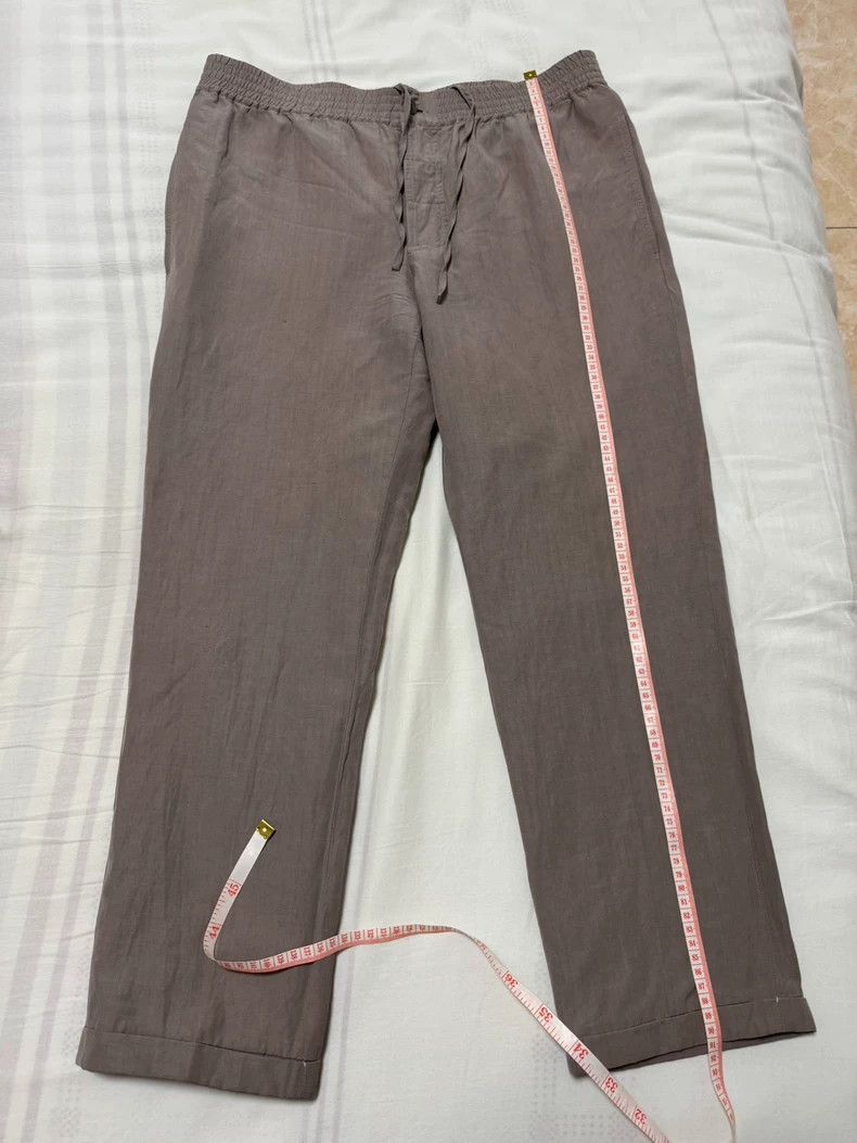 Hermes Hermes Linen Wool Casual Pants - dmc Size US 31 - 4 Thumbnail