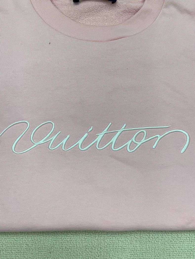 Louis Vuitton Louis Vuitton Men's Pink Crewneck Sweatshirt - dmc Size US XL / EU 56 / 4 - 3 Thumbnail