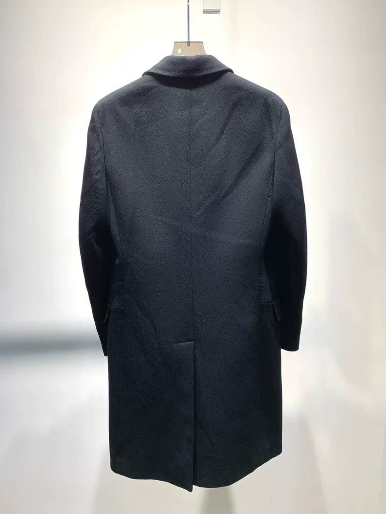Hermes Hermes Black Double-Breasted Cashmere Coat - dmc Size US L / EU 52-54 / 3 - 7 Thumbnail