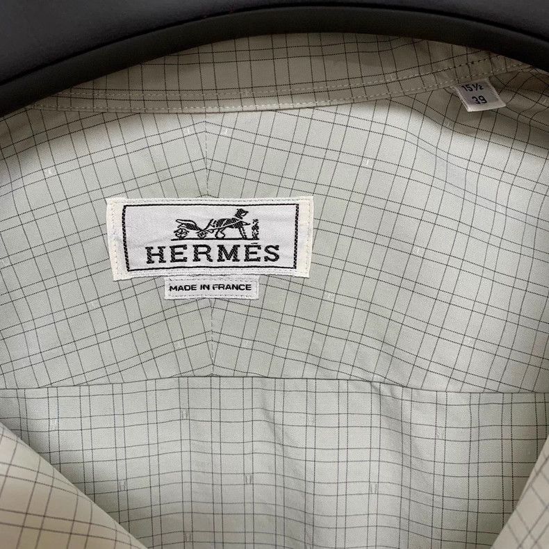 Hermes Hermes Striped Shirt Size 39 - dmc Size US M / EU 48-50 / 2 - 3 Thumbnail