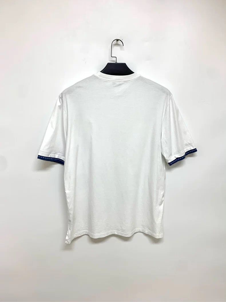 Hermes Hermes Solid Stripe Short Sleeve - dmc Size US L / EU 52-54 / 3 - 2 Thumbnail