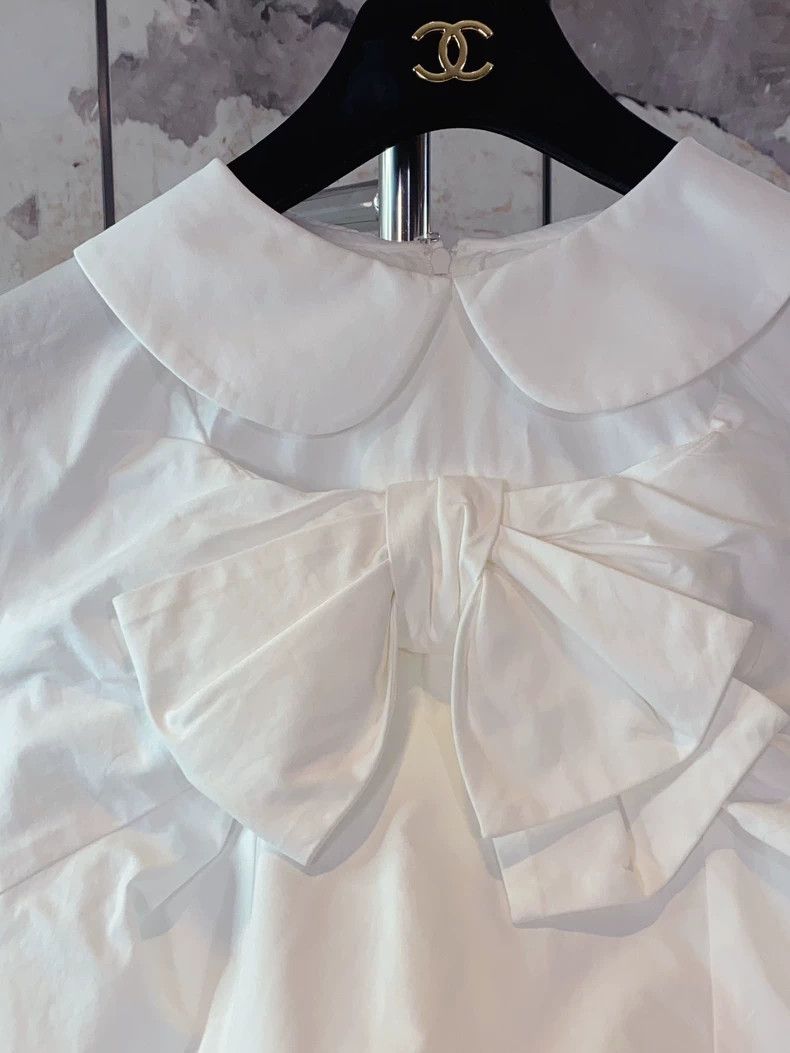 Comme des Garcons Comme des Garcons White Peter Pan Collar Shirt - dmc Size US M / EU 48-50 / 2 - 6 Thumbnail