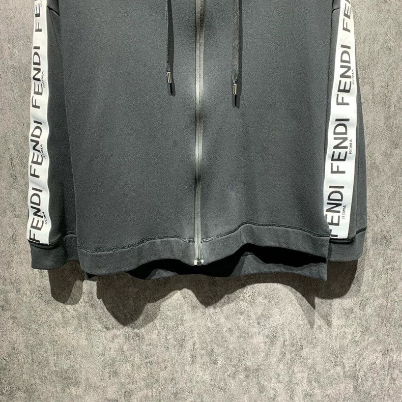 Fendi Fendi Hooded Zip Logo Jacket - dmc Size US M / EU 48-50 / 2 - 6 Thumbnail