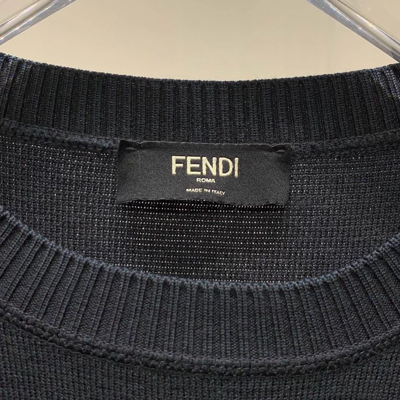 Fendi FENDI Pocket Detail Long Sleeve Sweater - dmc Size US L / EU 52-54 / 3 - 5 Thumbnail