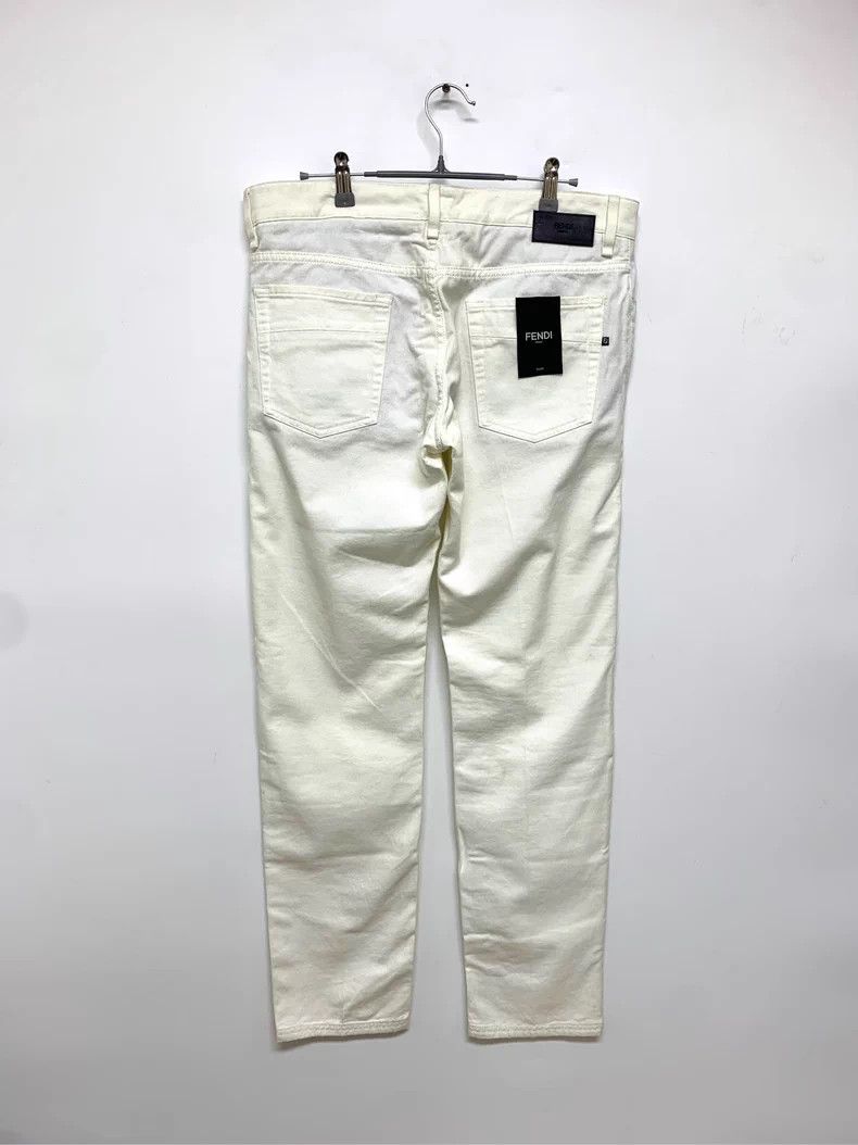 Fendi Fendi White Long Pants Size 34 - dmc Size US 34 / EU 50 - 2 Thumbnail