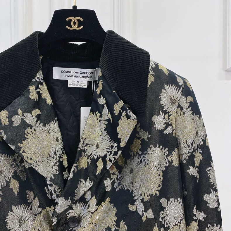 Comme des Garcons Comme des Garcons Black Gold Print Coat S - dmc Size US S / EU 44-46 / 1 - 3 Thumbnail