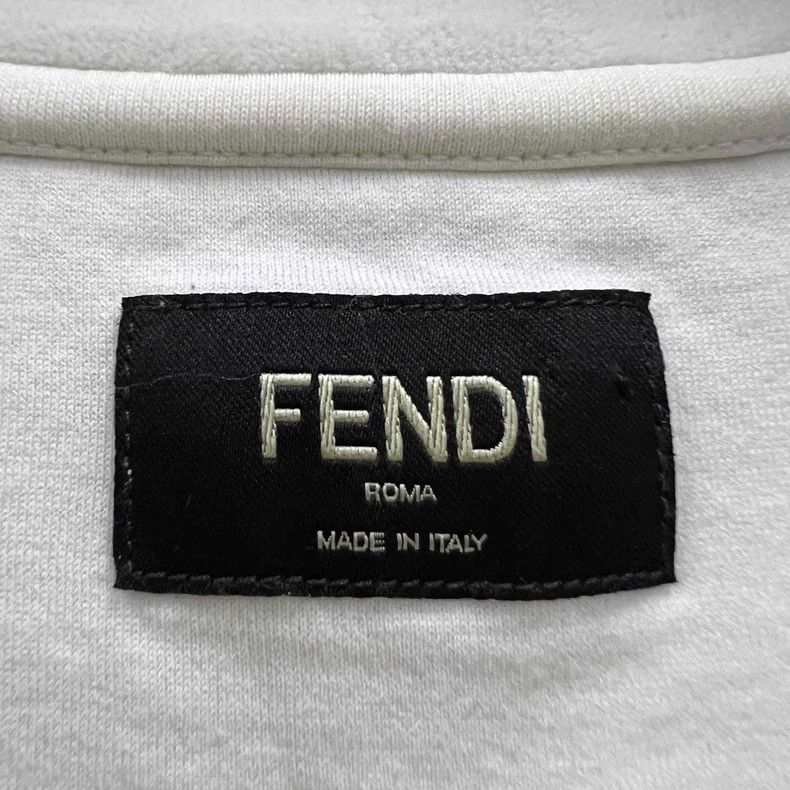 Fendi FENDI White FF Embossed Short Sleeve Tee - dmc Size US XXL / EU 58 / 5 - 3 Thumbnail