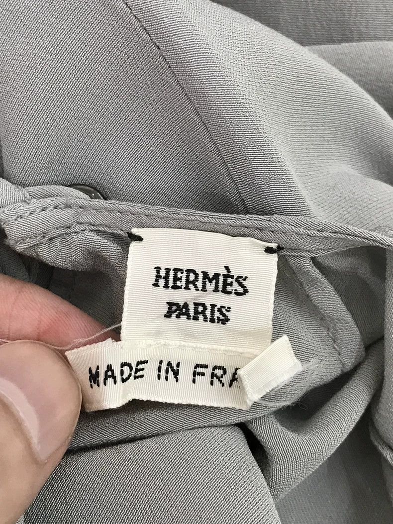 Hermes Hermes Silk Tie Neck Blouse Top - dmc Size US S / EU 44-46 / 1 - 4 Thumbnail