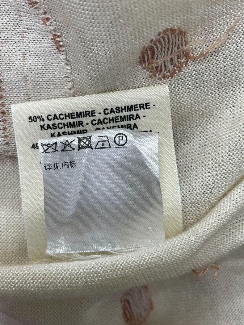 Hermes Hermes Pink White Polka Dot Cashmere Top - dmc Size US M / EU 48-50 / 2 - 7 Thumbnail
