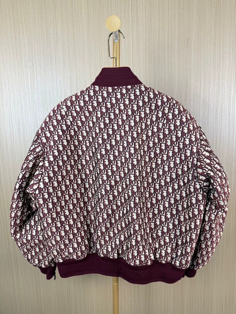 Dior Dior Burgundy Monogram Jacket Coat - dmc Size US XS / EU 42 / 0 - 2 Thumbnail