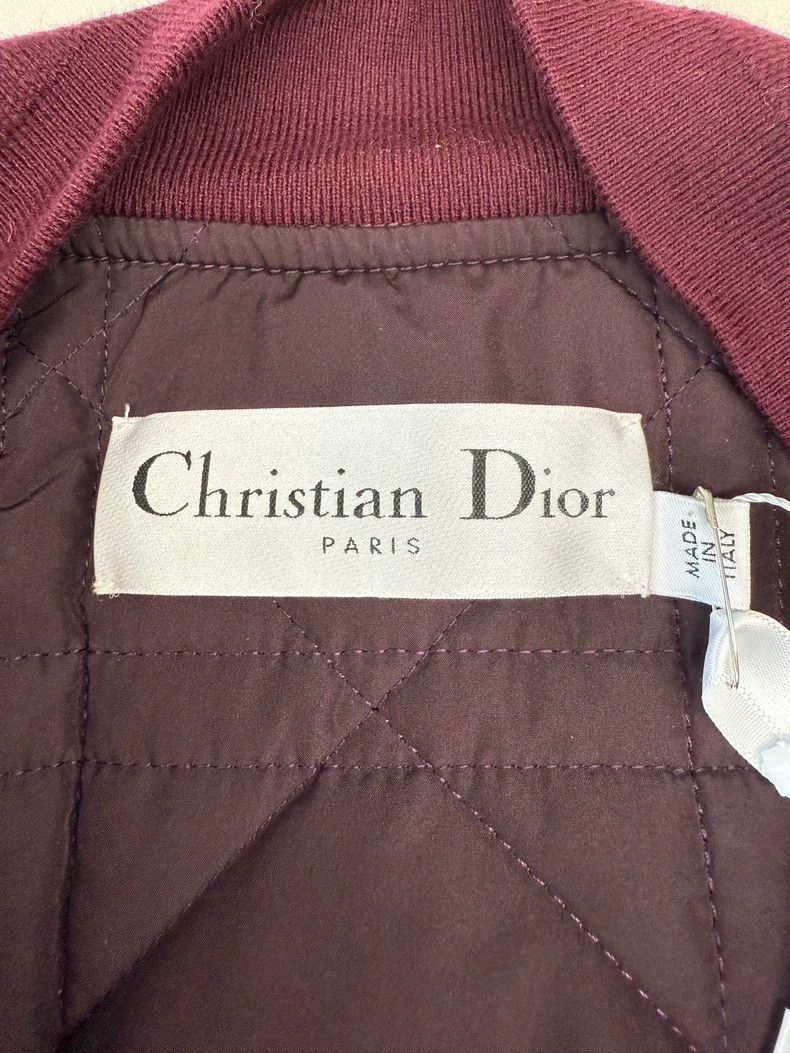 Dior Dior Burgundy Monogram Jacket Coat - dmc Size US XS / EU 42 / 0 - 3 Thumbnail
