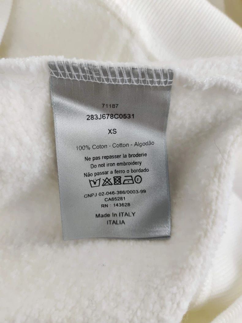 Dior Dior Collaborative White Embroidered Hoodie - dmc Size US XS / EU 42 / 0 - 4 Thumbnail