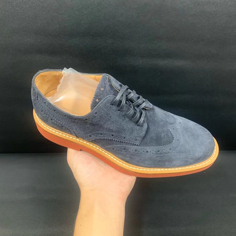 Louis Vuitton Louis Vuitton Suede Brogue Leather Shoes - dmc Size US 6 / EU 39 - 6 Thumbnail