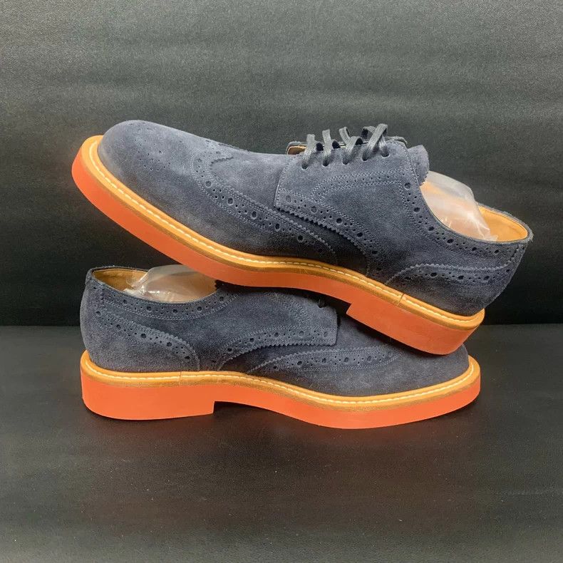 Louis Vuitton Louis Vuitton Suede Brogue Leather Shoes - dmc Size US 6 / EU 39 - 4 Thumbnail