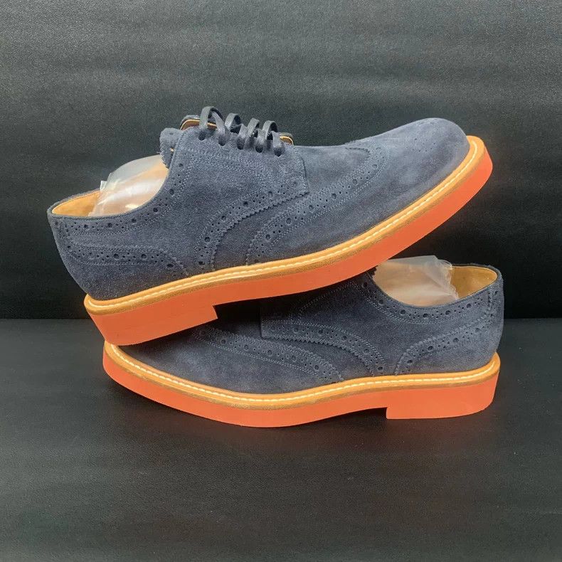 Louis Vuitton Louis Vuitton Suede Brogue Leather Shoes - dmc Size US 6 / EU 39 - 5 Thumbnail