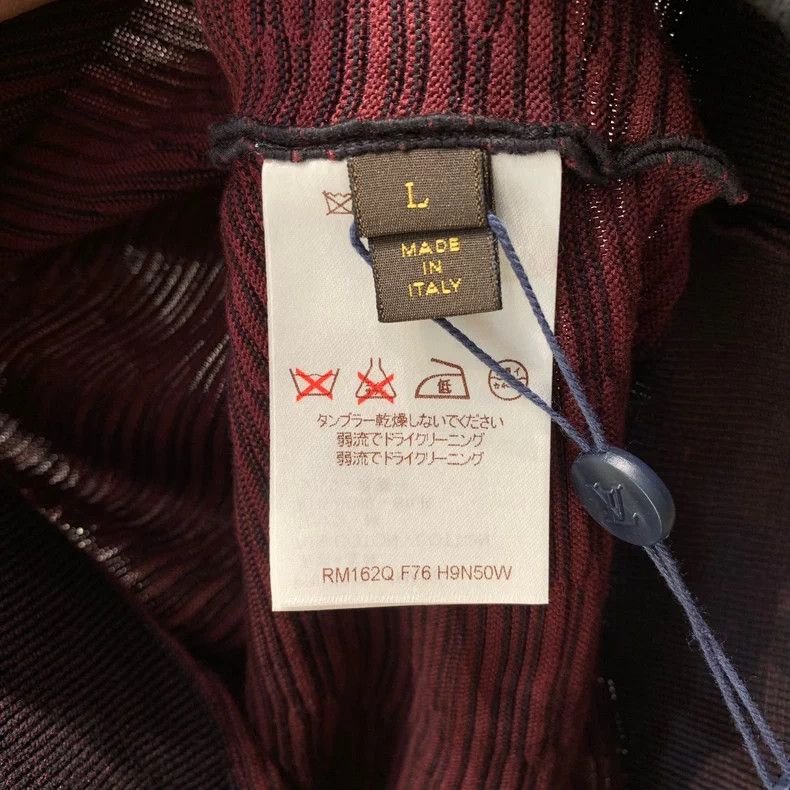 Louis Vuitton Louis Vuitton Striped Black Red Sweater - dmc Size US L / EU 52-54 / 3 - 4 Thumbnail