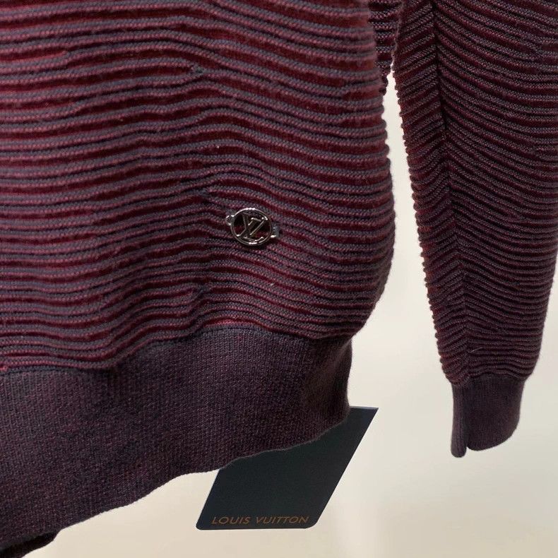 Louis Vuitton Louis Vuitton Striped Black Red Sweater - dmc Size US L / EU 52-54 / 3 - 5 Thumbnail