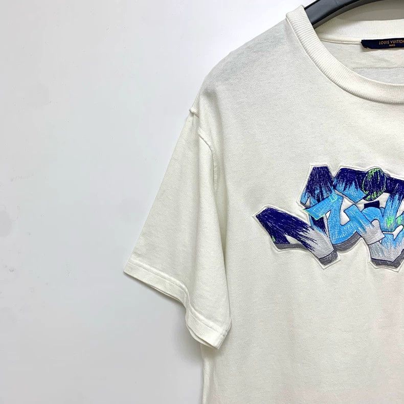 Louis Vuitton Louis Vuitton Graffiti Letter Short Sleeve - dmc Size US XL / EU 56 / 4 - 7 Thumbnail