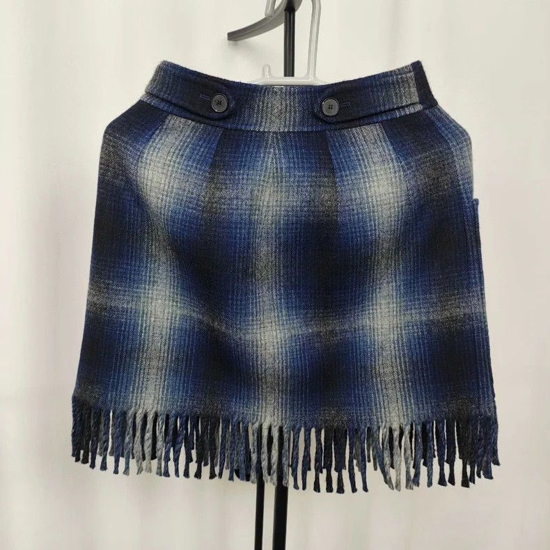 Dior Dior Wool Plaid Mini Skirt - dmc Size US 34 / EU 50 - 2 Thumbnail