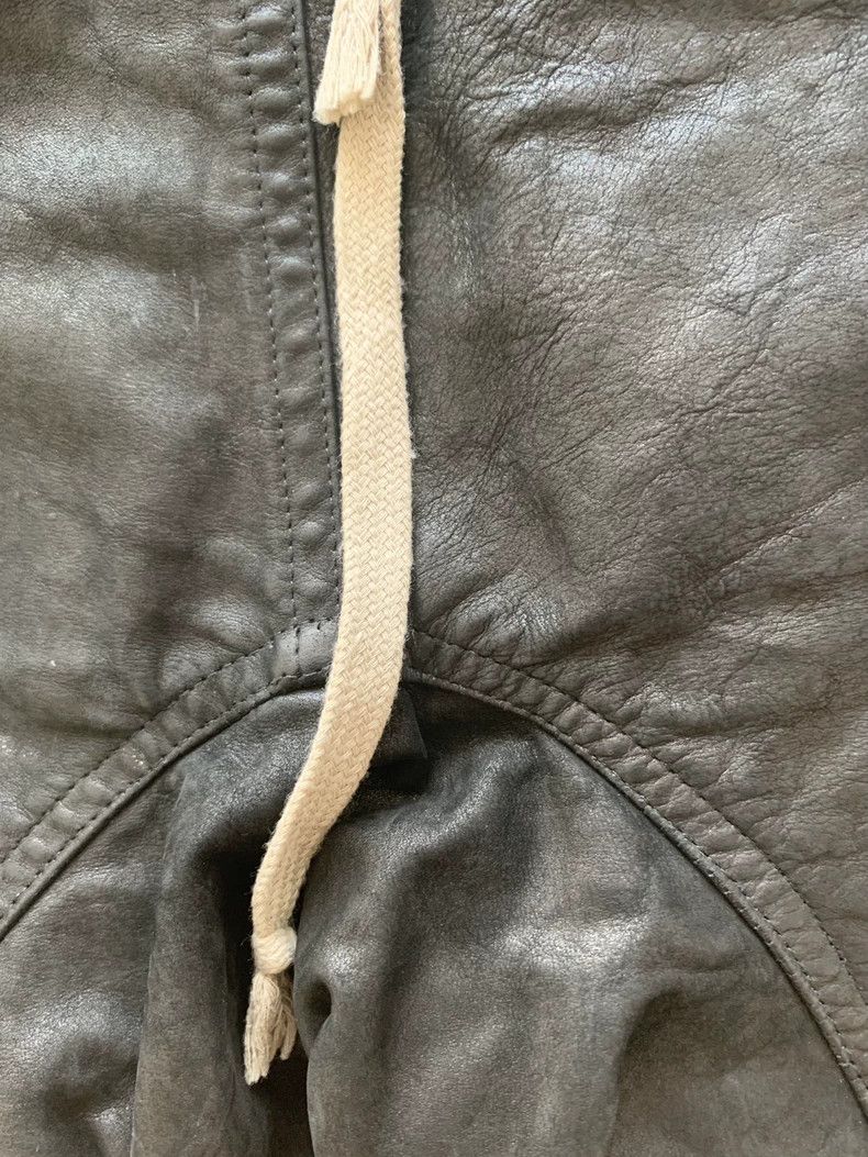 Rick Owens Rick Owens main line full leather shorts - dmc Size US 31 - 2 Thumbnail