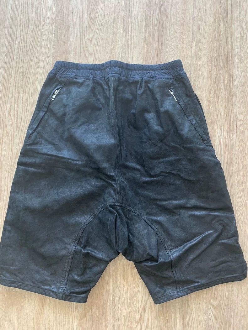 Rick Owens Rick Owens main line full leather shorts - dmc Size US 31 - 4 Thumbnail
