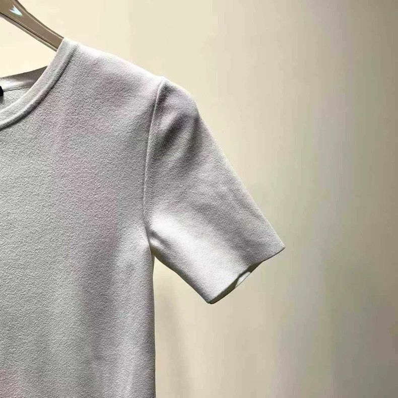 Louis Vuitton Louis Vuitton Solid Short-Sleeve Dress - dmc Size US S / EU 44-46 / 1 - 5 Thumbnail
