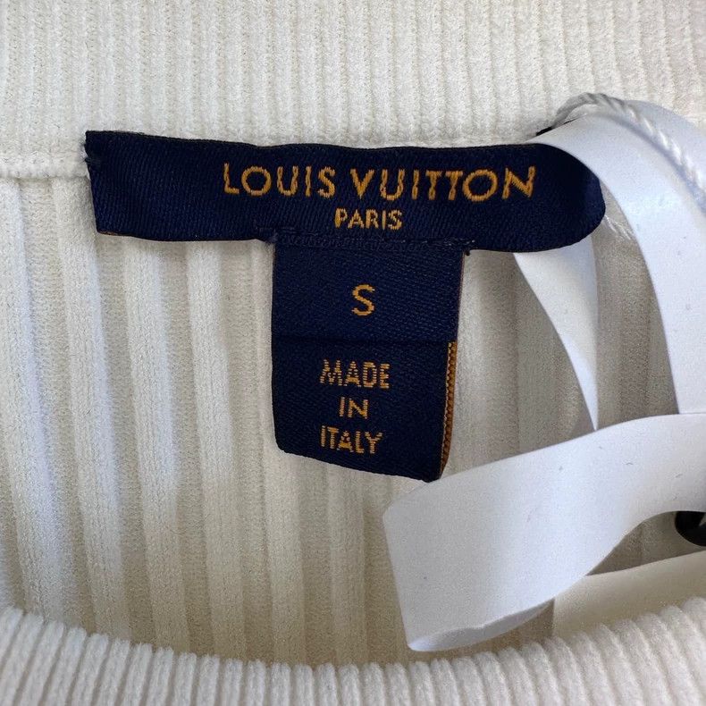 Louis Vuitton Louis Vuitton Ribbed Lace Short Sleeve Top - dmc Size US S / EU 44-46 / 1 - 4 Thumbnail