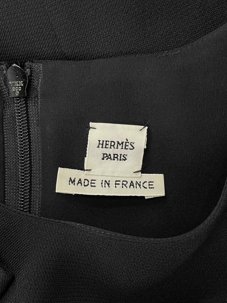 Hermes Hermes Black Tie Irregular Hem Dress - dmc Size US 38 / EU 54 - 5 Thumbnail