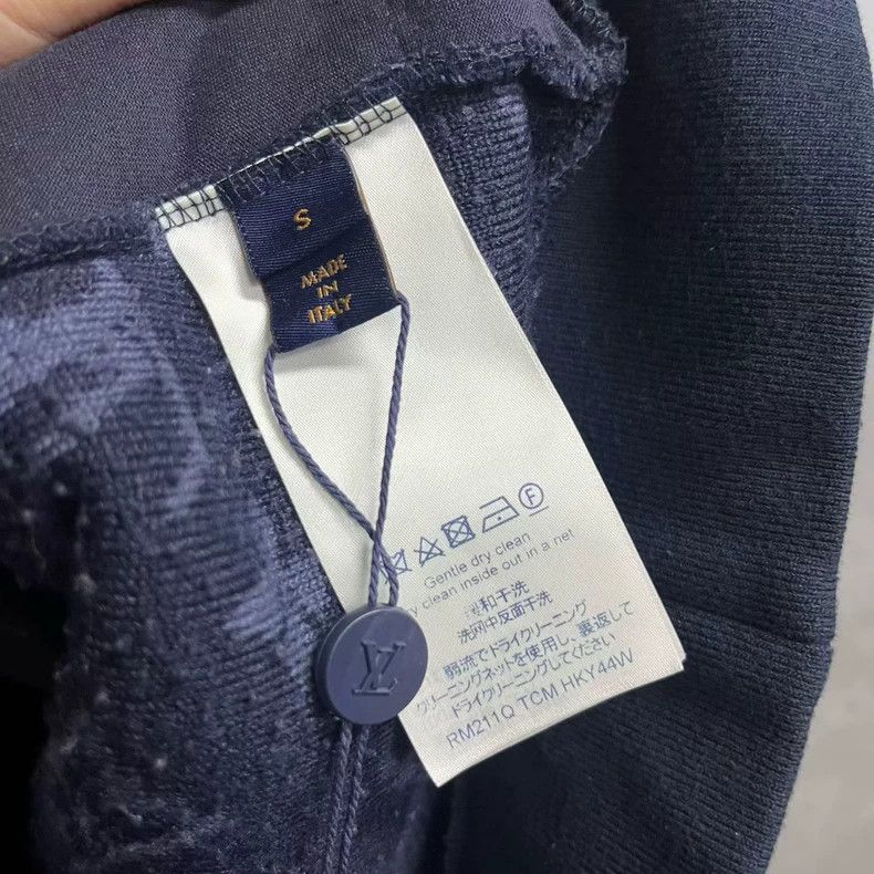 Louis Vuitton Blue Logo Jacquard Jacket - dmc