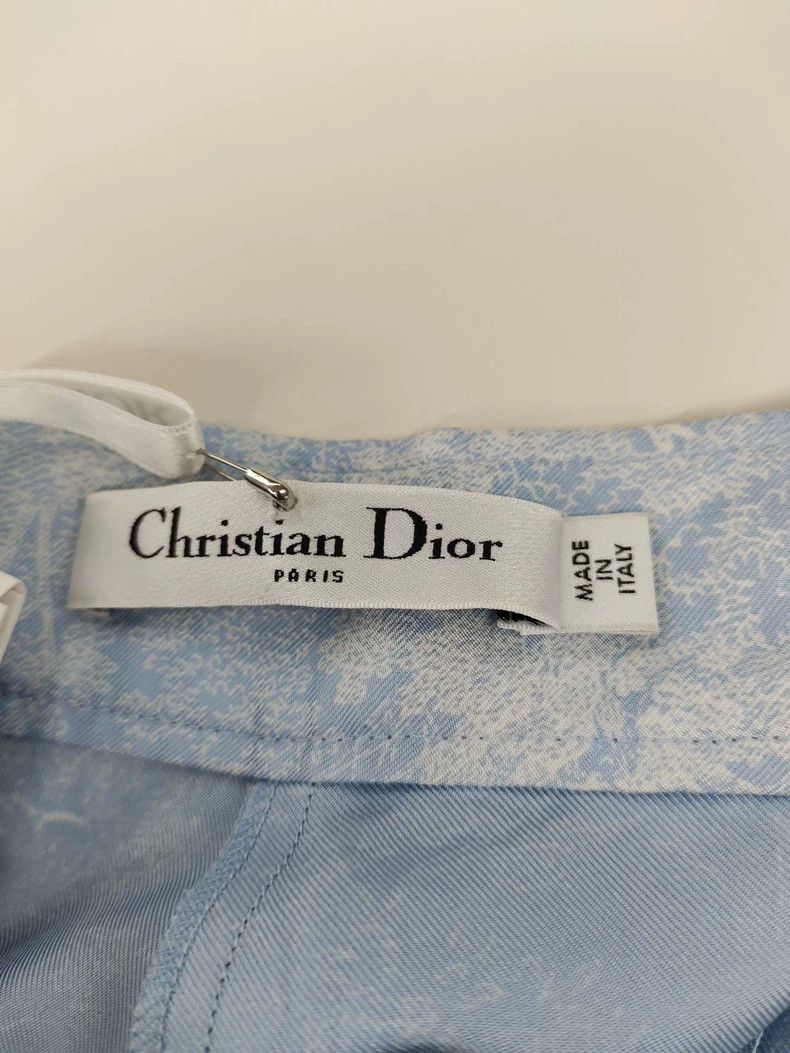 Dior Dior Zoo Print Silk Wide-Leg Pants - dmc Size US 38 / EU 54 - 3 Thumbnail