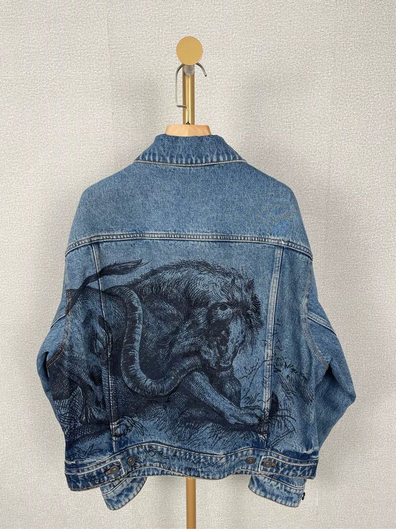 Dior Dior Embroidered Blue Denim Jacket - dmc Size US S / EU 44-46 / 1 - 2 Thumbnail