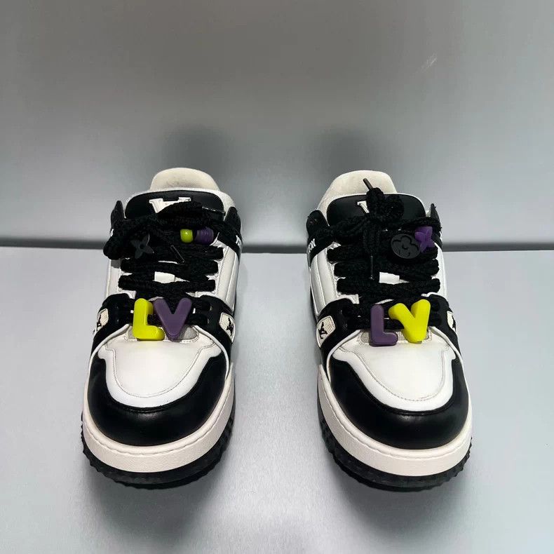 Louis Vuitton Louis Vuitton Trainer Black White - dmc Size US 9 / EU 42 - 2 Thumbnail
