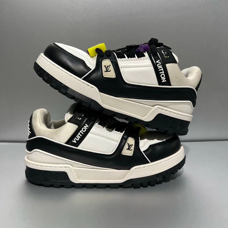 Louis Vuitton Louis Vuitton Trainer Black White - dmc Size US 9 / EU 42 - 7 Thumbnail