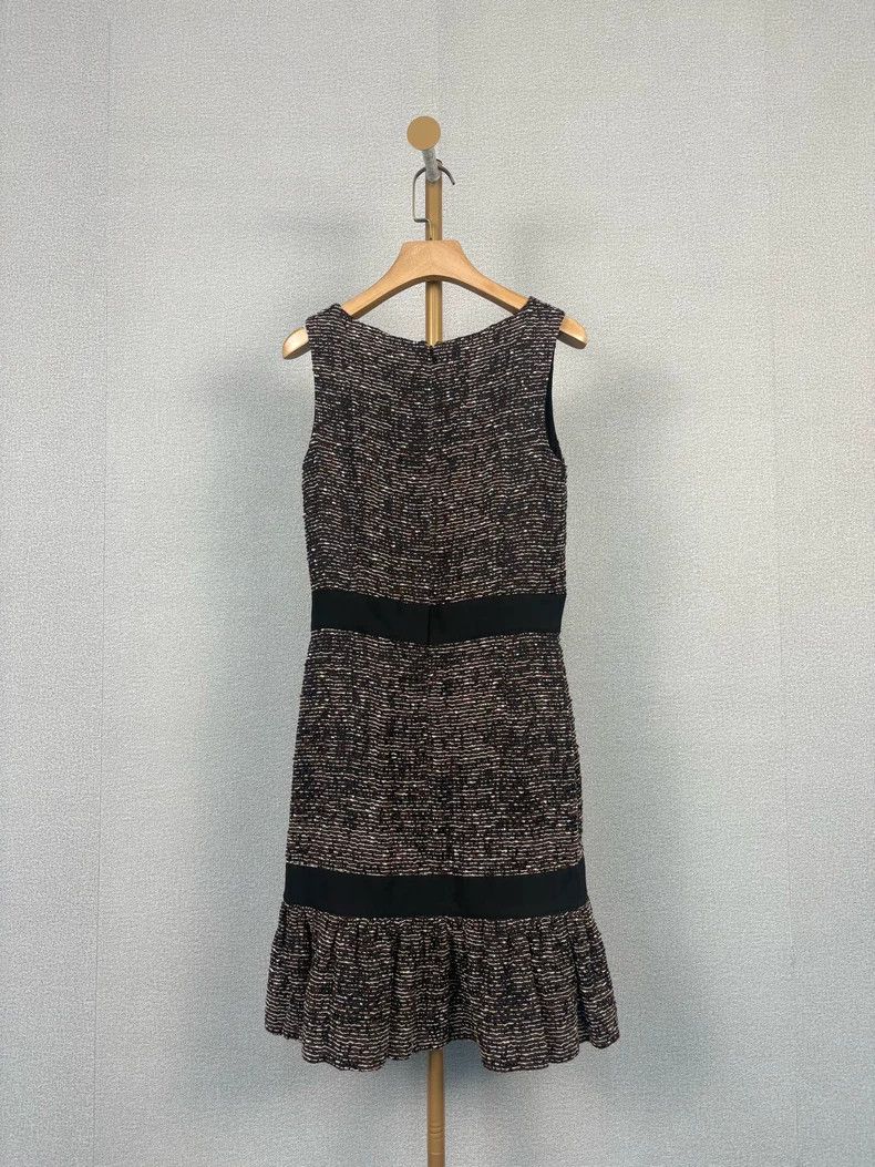 Dior Dior Sleeveless Tweed Dress - dmc Size US M / EU 48-50 / 2 - 2 Thumbnail