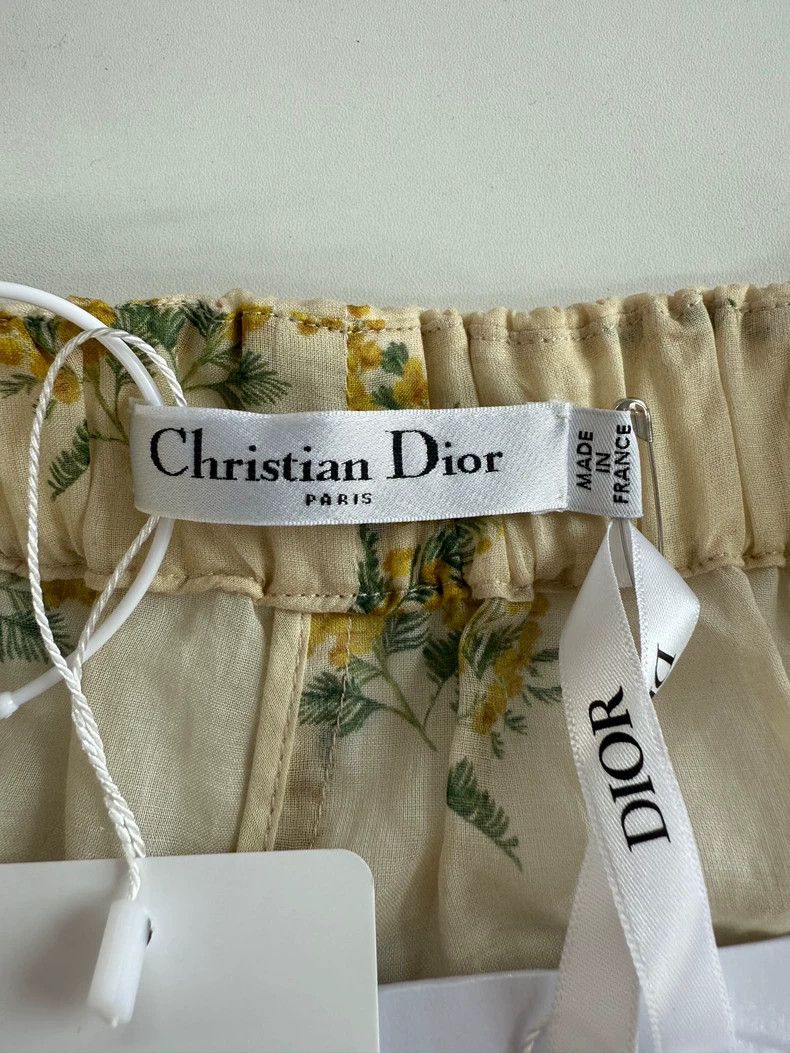 Dior Dior Lace Trim Floral Shorts - dmc Size US 36 / EU 52 - 3 Thumbnail